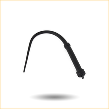 Load image into Gallery viewer, Firm Black Silicone BDSM Training Whip