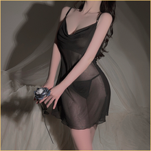 Load image into Gallery viewer, Mesh Sexy Butterfly Back Strap Nightdress