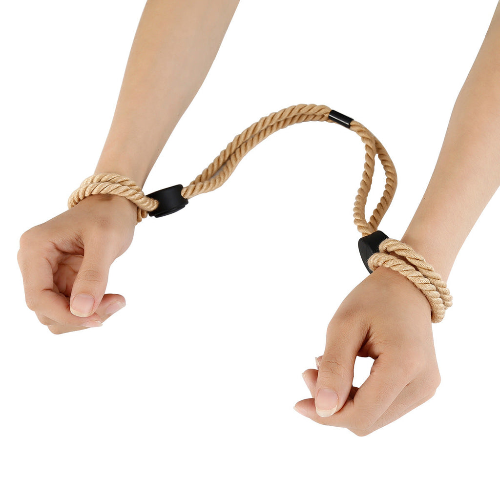 Soft Cotton Rope Wrist & Ankle Restraint Cuffs