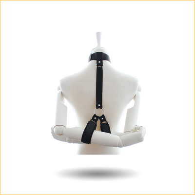 Nylon reverse hand and neck restraint straps