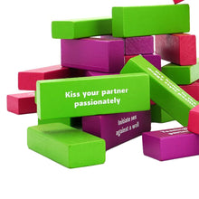 Load image into Gallery viewer, Couples Intimacy Challenge Stacking Block Game