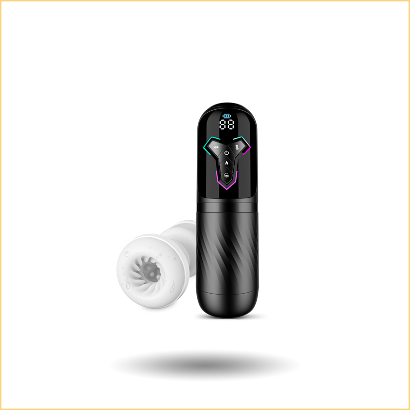 Black Mamba App-Controlled Heated Suction Male Stroker