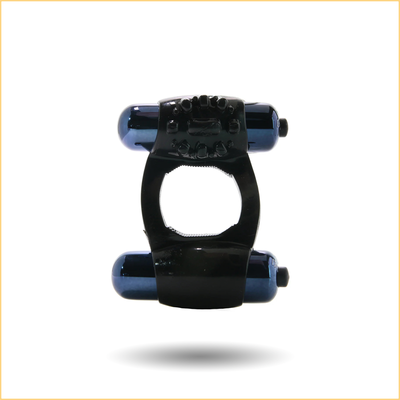 Duo-Vibrating Super Ring in Black