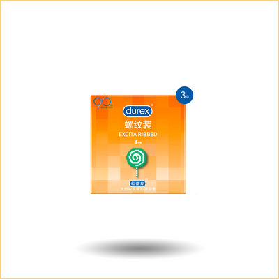 杜蕾斯Durex螺纹3只装