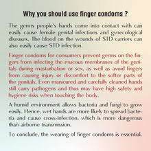 Load image into Gallery viewer, Sappho from lesbos Natural Force Sunlight Blessing Finger Condom 6count
