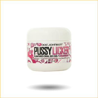 Pussy Licker Strawberry Oral Sex Gel in Strawberry