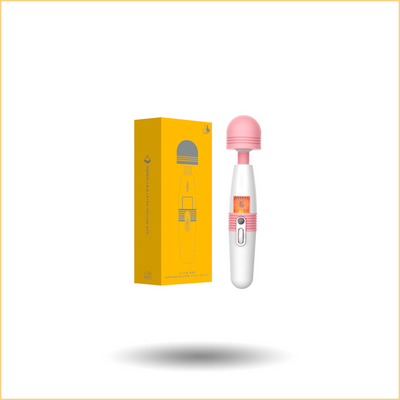 Leten lightning heating AV vibrator wand for women