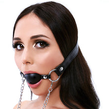 Load image into Gallery viewer, Breathable Ball Gag with Nipple Clamps