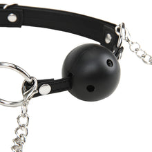 Load image into Gallery viewer, Breathable Ball Gag with Nipple Clamps