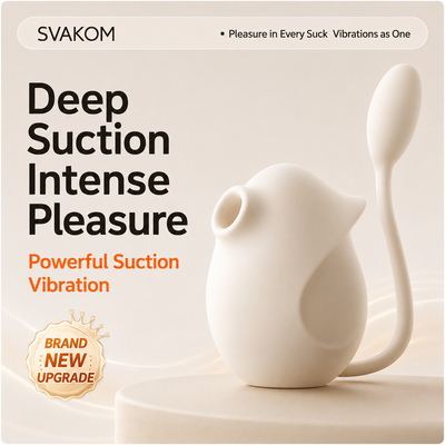 SVAKOM Que Pro App-Controlled Suction & Vibration Stimulator