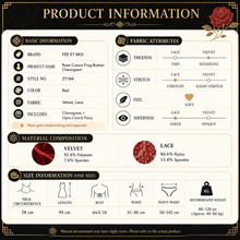Load image into Gallery viewer, Rose Lace Cutout Cheongsam Dress