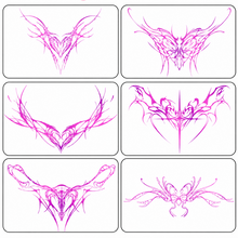 Load image into Gallery viewer, Sexy Succubus Color-Changing Temporary Tattoos 6Pcs