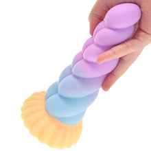 Load image into Gallery viewer, Creature Cocks Mystique Unicorn Silicone Dildo