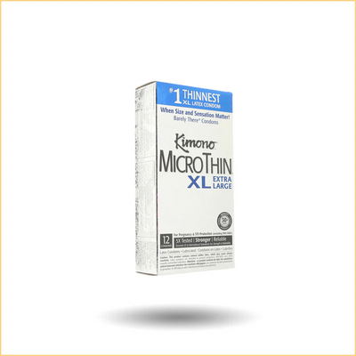 Kimono MircoThin XL Condoms in 12 Pack & 36 Pack