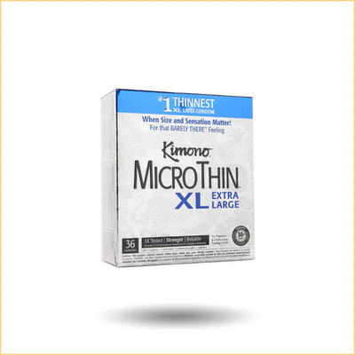 Kimono MircoThin XL Condoms in 12 Pack & 36 Pack