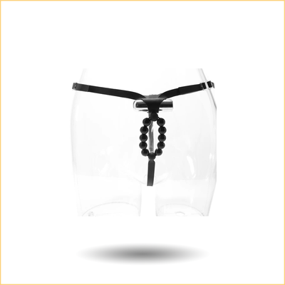 Lover's Cheeky Thong with Stroker Beads