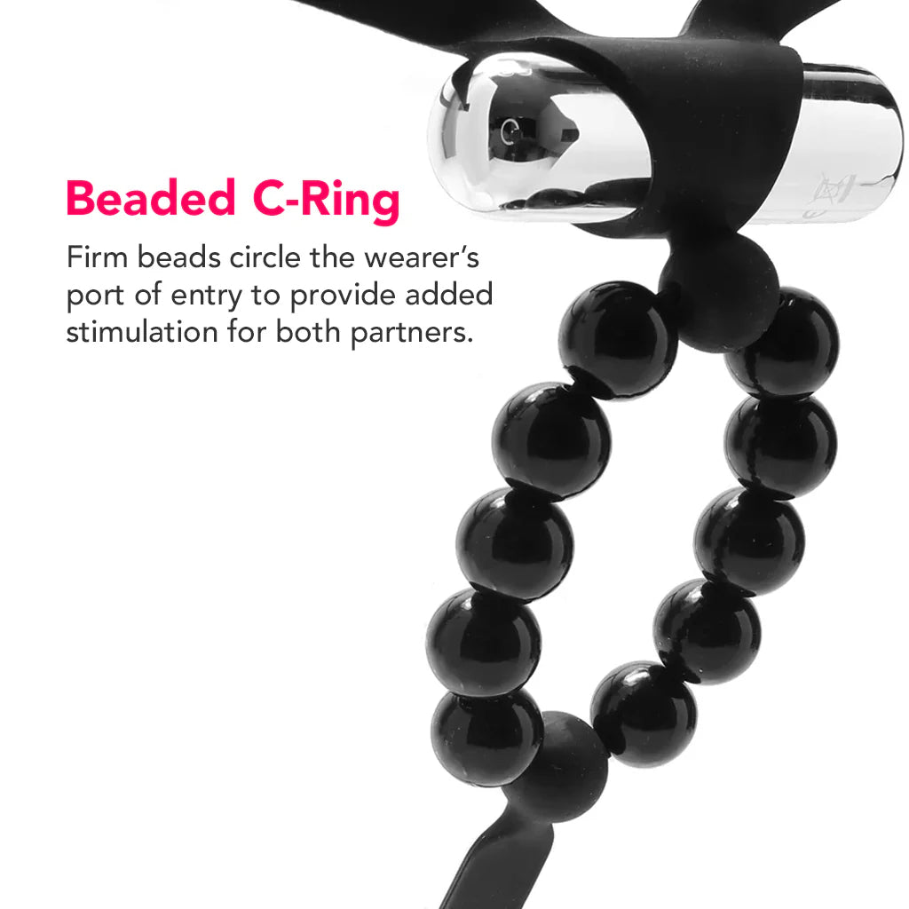 Lover's Cheeky Thong with Stroker Beads