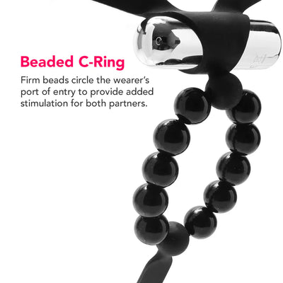 Lover's Cheeky Thong with Stroker Beads