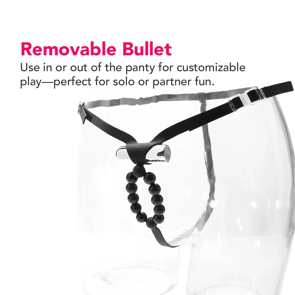 Lover's Cheeky Thong with Stroker Beads