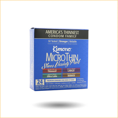 MicroThin Variety Pack Condoms in 3 Pack & 12 Pack