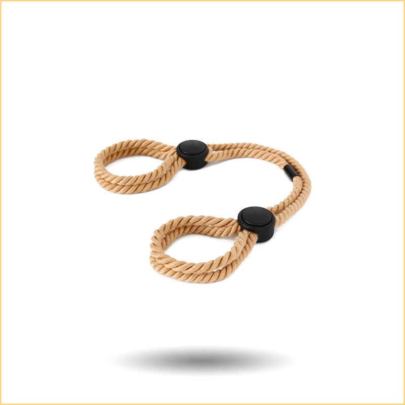 Soft Cotton Rope Wrist & Ankle Restraint Cuffs