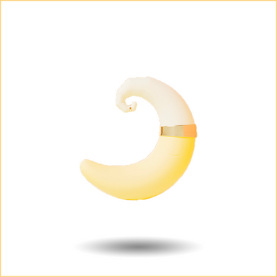 Moon-shaped design  g-spot stimulation & clitoral sucking vibrator