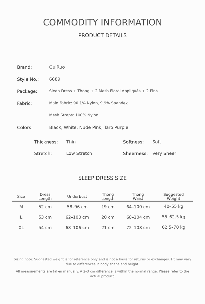 Sheer Underwire Push-Up Babydoll Lingerie Set