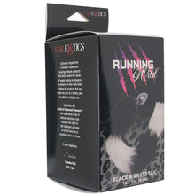Load image into Gallery viewer, CalExotics Running Wild Black &amp; White Tail Plug