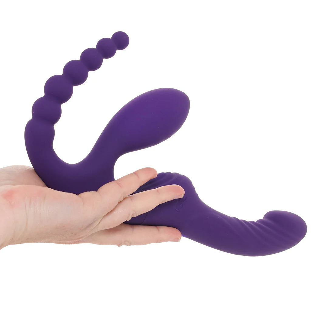 Playboy Hug It Out Strapless Strap-on Vibe