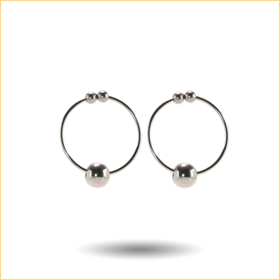 nipple play Non-Piercing Nipple Rings in Silver