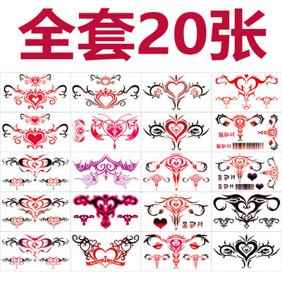 Seductive Demon Tattoo Set - 20 Designs