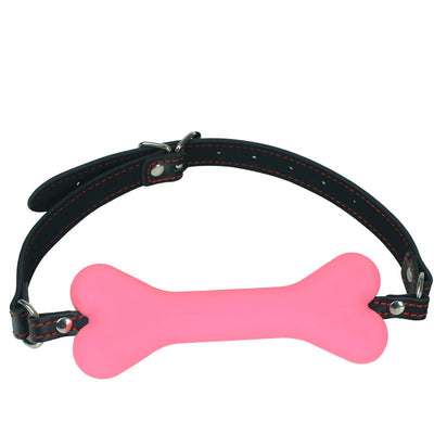 Sensual Silicone Bone Gag for BDSM Play