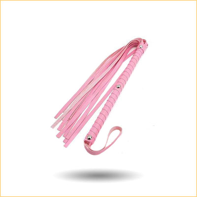 Long PVC Fetish Whip for Sensual BDSM Training