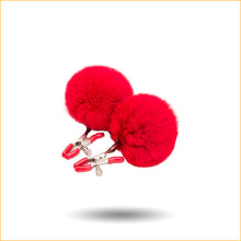 Load image into Gallery viewer, Velvet Ball Nipple Clamps