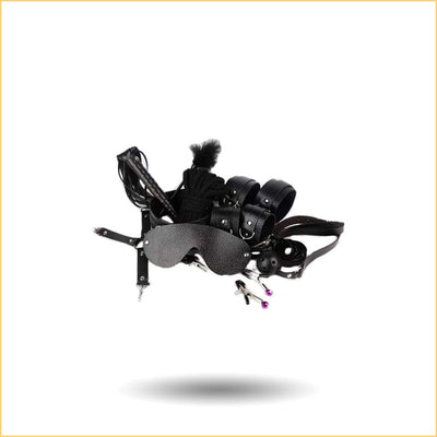 Plush Leather BDSM 7-Piece Set