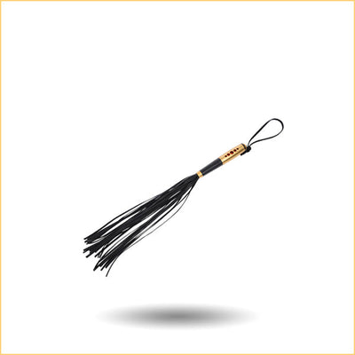 SM Metal Handle PU Leather Whip