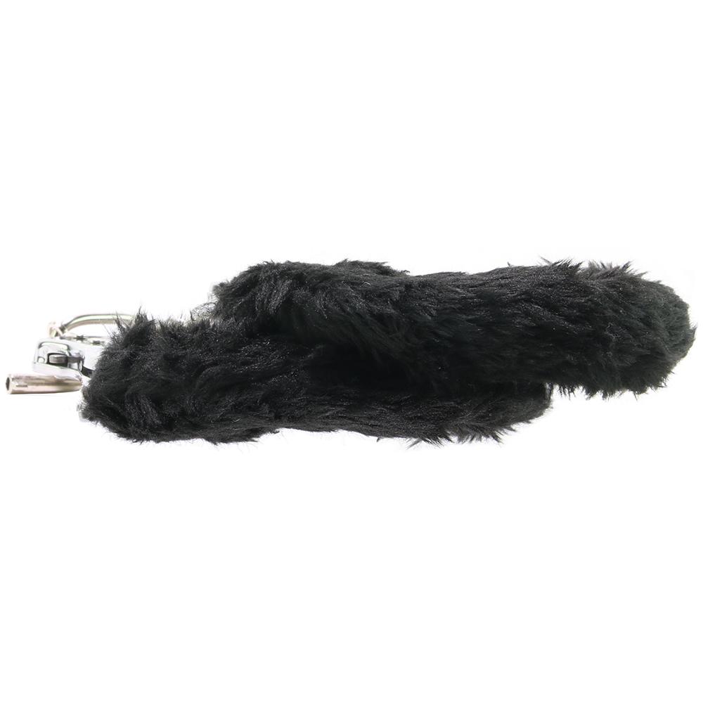 Black Furry Handcuffs