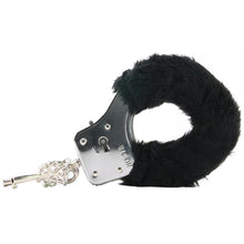 Load image into Gallery viewer, Black Furry Handcuffs
