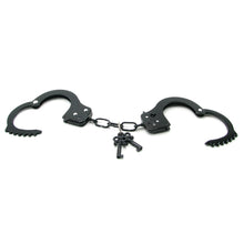 Load image into Gallery viewer, Black Steel BDSM Handcuffs