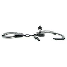 Load image into Gallery viewer, Black Steel BDSM Handcuffs