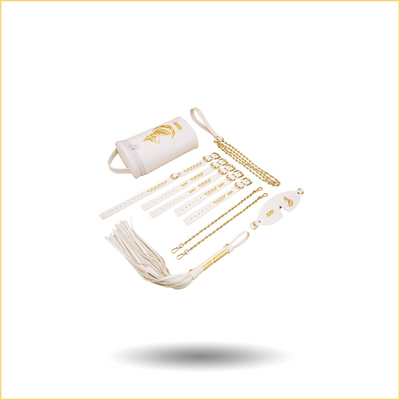 Pure White Egyptian Cat BDSM Set