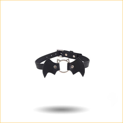 Queen Bat Bondage Collar